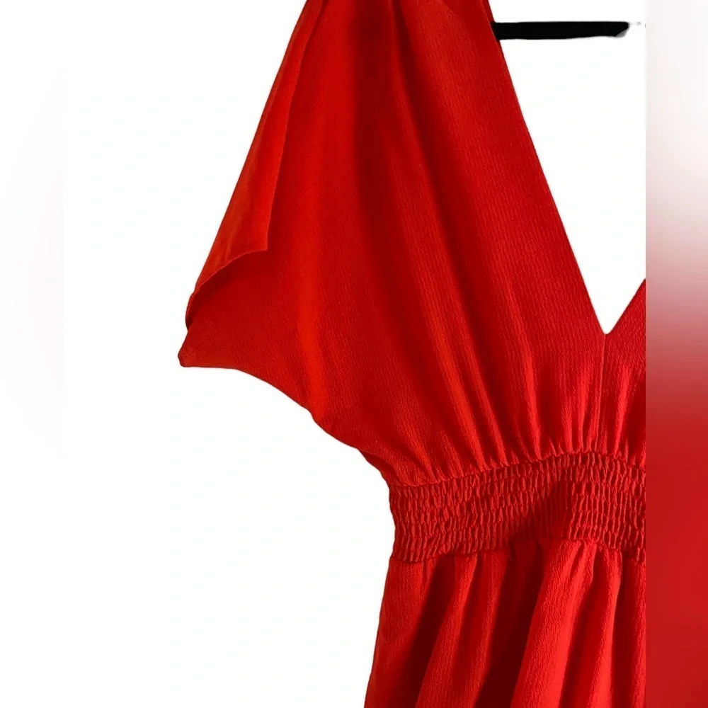 Flying Tomato Red High Dress - Picture 6 of 9